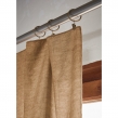 Rideau ajustable 140 x 270 cm &ndash; Lyocell Uni Lysandre Camel  + 8 Anneaux Pince, image n° 3