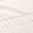 Plaid LILIA 240 x 260 cm &ndash; 100 % coton &ndash; Plaid &agrave; franges Naturel, image n° 3