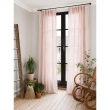 Lot de 2 Rideaux Gaze de Coton Guimauve 140x300 cm Ajustables &ndash; 8 Anneaux Pinces Inclus &ndash; Rideaux Tamisants Haut de Gamme, image n° 1