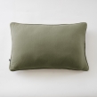 Coussin d&eacute;houssable 40 x 60 cm &ndash; Gaze de coton unie GA&Iuml;A Romarin, image n° 2