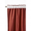 Lot de 2 Rideaux Blackout Terracotta 140 x 260 cm &ndash; Occultant Polaire &ndash; Galon Fronceur, image n° 5