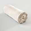 Drap-housse 90 x 190 cm – Lyocell uni LYSANDRE – Pampa – Bonnet 30 cm, image n° 2