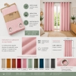 Lot de 2 Rideaux 100% Coton Pr&eacute;lav&eacute; 140 x 260 cm &ndash; KALA Pivoine, image n° 2