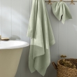 Drap de bain Softy 100 x 150 cm &ndash; &Eacute;ponge Zero Twist 100% coton peign&eacute; 600 g/m&sup2; &ndash; Amande, image n° 2