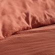 Parure de lit 260 x 240 cm Sienna Terracotta + 2 taies 63x63 cm &ndash; Double face gaze de coton & coton 57 fils, image n° 3