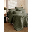 Drap-Housse 140 x 190 cm Percale de Coton 120 Fils Unie PERRINE &ndash; Romarin, image n° 3