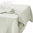 Nappe rectangle 150 x 250 cm + 6 serviettes de table &ndash; Double gaze de coton GA&Iuml;A Vert d'eau, image n° 7