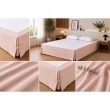 Cache-sommier 160 x 200 cm Double Gaze de Coton GA&Iuml;A Bordeaux &ndash; Qualit&eacute; Haut de Gamme, image n° 3