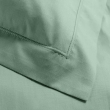 Parure de lit 240 x 220 cm &ndash; Percale de coton 78 fils &ndash; Tilleul &ndash; Qualit&eacute; H&ocirc;tel &ndash; 2 taies 63x63 cm, image n° 5