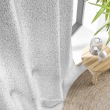 Voilage &agrave; &oelig;illets 140 x 240 cm &ndash; Effet lainage &ndash; Loulaine Gris, image n° 4