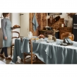 Nappe Rectangle 170 x 350 cm &ndash; Lin Lav&eacute; Fran&ccedil;ais Luxe Soline &ndash; Azur, image n° 3