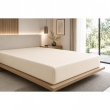 Drap-Housse 180 x 200 cm Prestige Cr&egrave;me &ndash; Satin de Coton Peign&eacute; 120 fils/cm&sup2; &ndash; Bonnet 30 cm, image n° 1