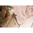 Rideau ajustable + 8 anneaux pince &ndash; Gaze de coton &ndash; 140 x 300 cm &ndash; Rose &ndash; Ga&iuml;a, image n° 4