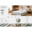 Cache-sommier 160 x 200 cm Double Gaze de Coton GA&Iuml;A Eucalyptus &ndash; Qualit&eacute; Haut de Gamme, image n° 2