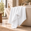 Drap de douche Softy 70 x 140 cm &ndash; &Eacute;ponge Zero Twist 100% coton peign&eacute; 600 g/m&sup2; &ndash; Blanc, image n° 1
