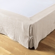Cache-sommier 160 x 200 cm Double Gaze de Coton GA&Iuml;A Pampa &ndash; Qualit&eacute; Haut de Gamme, image n° 4