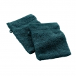2 gants de toilette 15 x 21 cm eponge unie elegance Bleu, image n° 1