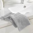 2 gants de toilette 15 x 21 cm eponge unie tendresse Gris Perle, image n° 3