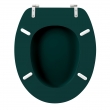 Abattant wc charnieres metal 37.5 x 46 cm mdf imprime Jade, image n° 3