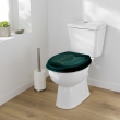 Abattant wc charnieres metal 37.5 x 46 cm mdf imprime Jade, image n° 7