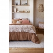 Bout de lit 90 x 200 cm double gaze de coton imprimée capucine Naturel, image n° 4