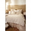 Bout de lit 90 x 200 cm Double Gaze de Coton Matelass&eacute; LIVIA Ficelle, image n° 3