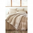 Bout de lit 90 x 200 cm Double Gaze de Coton Matelass&eacute; VICKIE Ficelle, image n° 2
