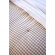 Bout de lit 90 x 200 cm Double Gaze de Coton Matelass&eacute; VICKIE Ficelle, image n° 4