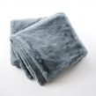 Bout de lit 90 x 220 cm fausse fourrure SVEN Bleu arctique, image n° 2