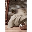 Bout de lit 90 x 220 cm Quadruple Gaze de Coton Matelass&eacute; BELLA Ficelle, image n° 4