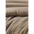 Bout de lit 90 x 220 cm Quadruple Gaze de Coton Matelass&eacute; BELLA Ficelle, image n° 5