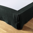 Cache-sommier 160 x 200 cm double gaze de coton Ga&iuml;a Sapin, image n° 1
