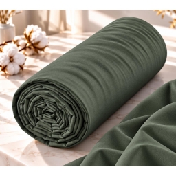 Drap housse 2 en 1 imperm&eacute;able 90 x 190 cm &ndash; coton 57 fils &ndash; DUO PROTECT Romarin