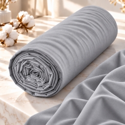 Drap housse 2 en 1 imperm&eacute;able 90 x 190 cm &ndash; coton 57 fils &ndash; DUO PROTECT Nuage