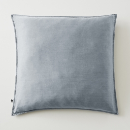 Taie d&rsquo;oreiller 80 x 80 cm LYSANDRE &ndash; Lyocell uni 120 fils/cm&sup2;- Stone