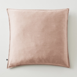 Taie d&rsquo;oreiller 80 x 80 cm LYSANDRE &ndash; Lyocell uni 120 fils/cm&sup2;- blush