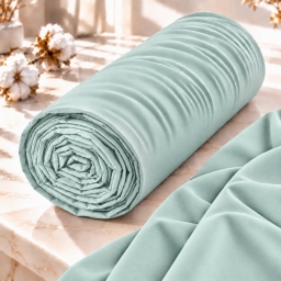 Drap housse 2 en 1 imperm&eacute;able 90 x 190 cm &ndash; coton 57 fils &ndash; DUO PROTECT Menthe
