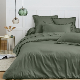Housse de couette 240 x 220 cm &ndash; 100% Coton 57 fils/cm&sup2; &ndash; Qualit&eacute; Sup&eacute;rieure &ndash; Romarin