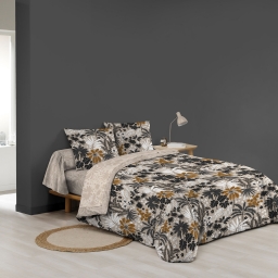 Parure de lit 6 pi&egrave;ces ALVARO &ndash; 240 x 220 cm &ndash; 100% coton &ndash; 42 fils/cm&sup2;