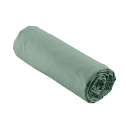Drap Housse 1 Personne 90 x 190 cm – Percale Unie 78 Fils – Tilleul