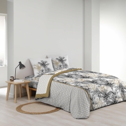 Parure de draps 4 pi&egrave;ces r&eacute;versible &ndash; 100 % coton &ndash; Imprim&eacute; 42 fils/cm&sup2; Dakar