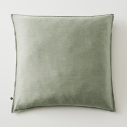 Taie d&rsquo;oreiller 80 x 80 cm LYSANDRE &ndash; Lyocell uni 120 fils/cm&sup2;- Thym