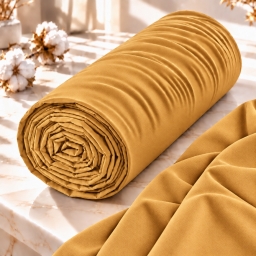 Drap housse 2 en 1 imperm&eacute;able 140 x 190 cm &ndash; Coton 57 fils &ndash; DUO PROTECT Miel