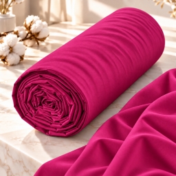 Drap housse 2 en 1 imperm&eacute;able 140 x 190 cm &ndash; Coton 57 fils &ndash; DUO PROTECT Magenta