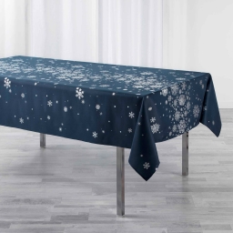 Nappe antitache rectangle 150 x 300 cm &ndash; Polyester imprim&eacute; &ndash; Constellation Bleu