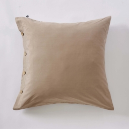 Taie d&rsquo;oreiller 65 x 65 cm Percale 120 fils Ficelle &ndash; PERRINE