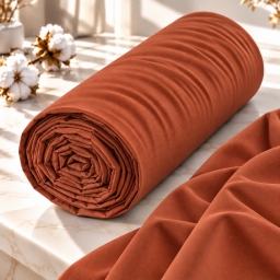 Drap housse 2 en 1 imperm&eacute;able 90 x 190 cm &ndash; coton 57 fils &ndash; DUO PROTECT Paprika