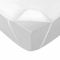 Alese impermeable+elastiques 160 x 200 cm eponge tpu shelly Blanc