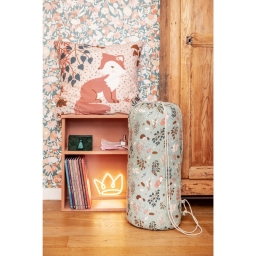 Couette imprimée réversible 240 x 220 cm + 2 taies d'oreiller 60 x 60 cm coton imprimé Tamia Multicolore