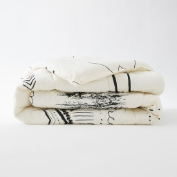 Couette tempérée imprimée 260 x 240 cm coton imprimé Berbere